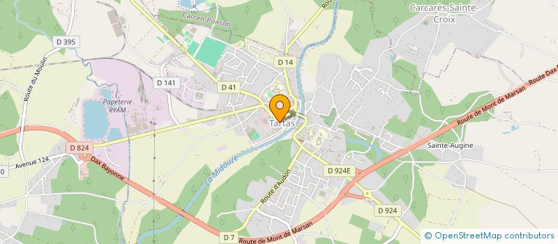 localisation de l'entreprise ABRICOT THYM à TARTAS