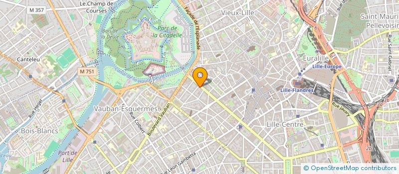 localisation de l'entreprise ABRICOTIER FRAN  LILLE