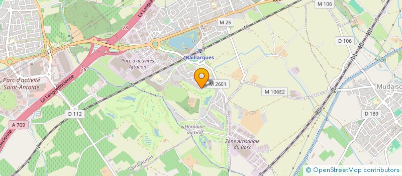 localisation de l'entreprise ABRICOTIERS OJR  BAILLARGUES