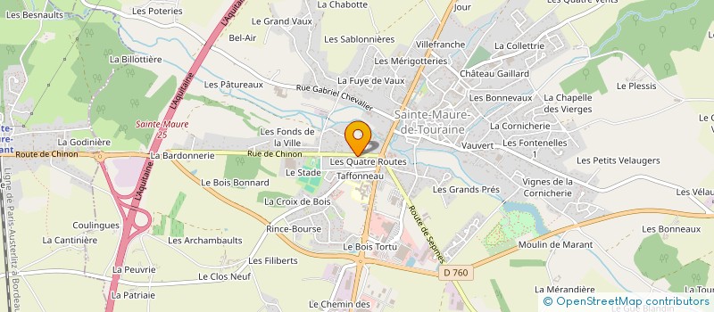 localisation de l'entreprise ABRICOURT à SAINT-EPAIN