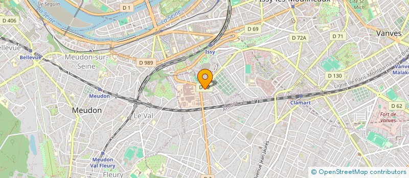 localisation de l'entreprise ABRIDGO à CLAMART