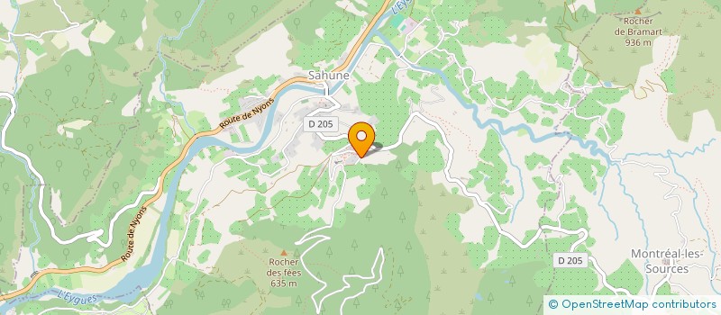 localisation de l'entreprise ABRIECO à SAHUNE