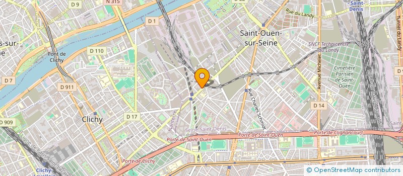 localisation de l'entreprise ABRIKH TAXI à SAINT-OUEN-SUR-SEINE