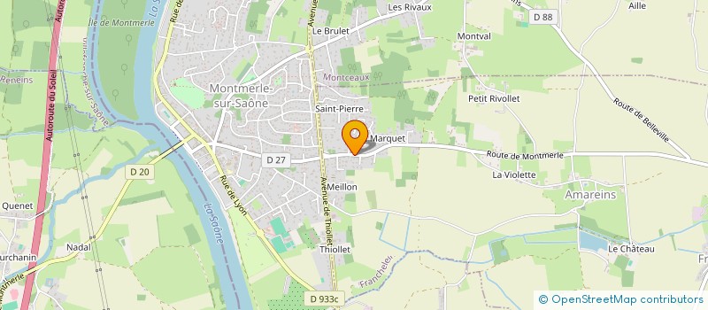 localisation de l'entreprise ABRIL à FRANCHELEINS