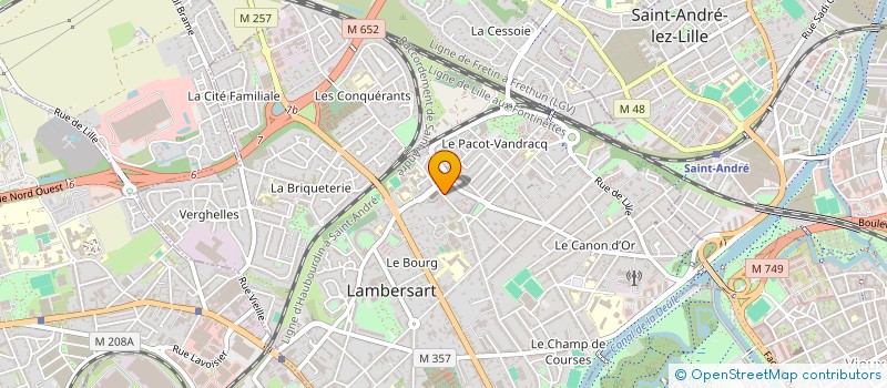 localisation de l'entreprise ABRIMMO à LAMBERSART