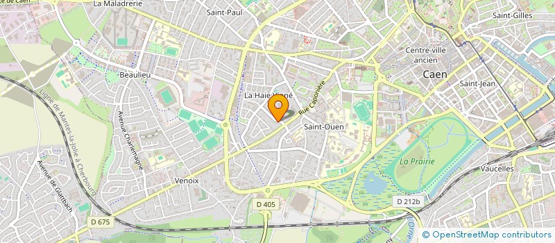 localisation de l'entreprise ABRIMMO14 à CAEN
