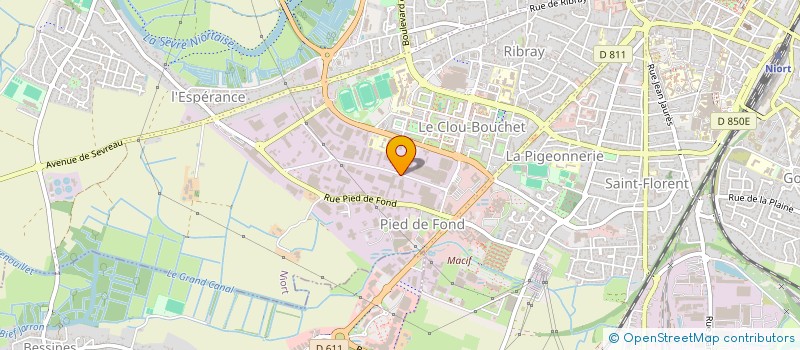 localisation de l'entreprise ABRIMOBILE à NIORT