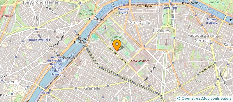 localisation de l'entreprise ABRINEIGE  PARIS