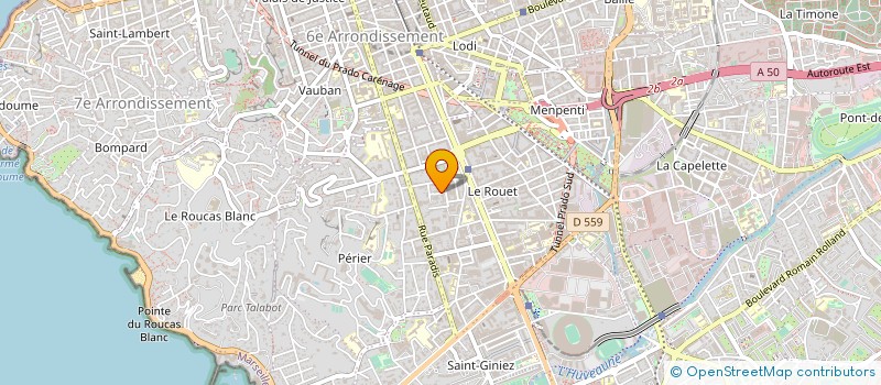 localisation de l'entreprise ABRIPACA à MARSEILLE