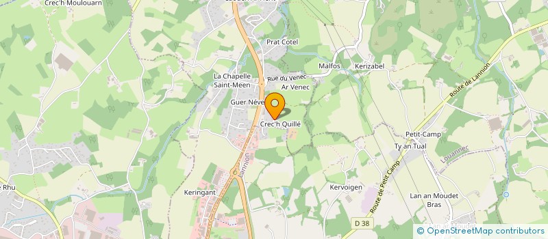 localisation de l'entreprise ABRIS-BOIS-CONSTRUCTION  SAINT-QUAY-PERROS