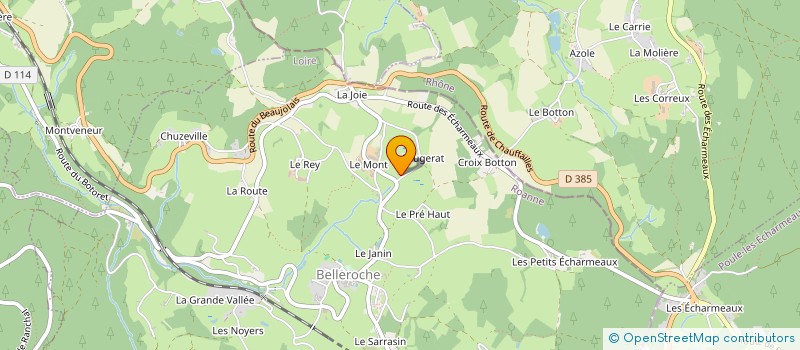 localisation de l'entreprise ABRIS BOUCAUD ANDRE CARRIE à BELLEROCHE