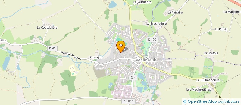 localisation de l'entreprise ABRIS BOX  VENANSAULT