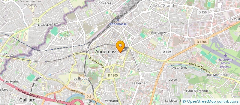 localisation de l'entreprise ABRIS CONFORT à ANNEMASSE