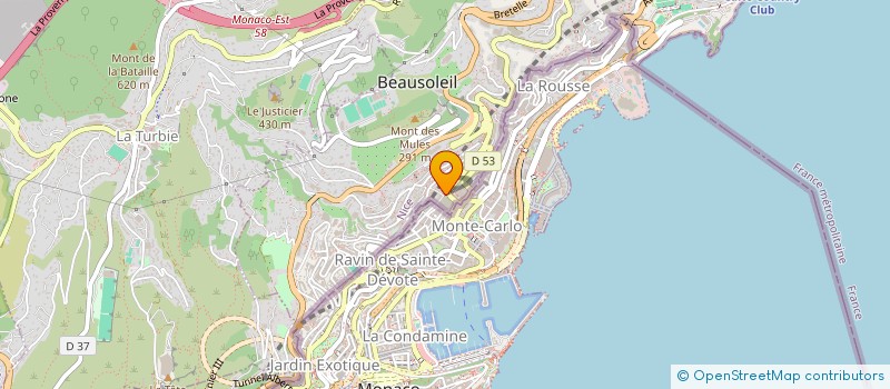 localisation de l'entreprise ABRIS DE LUMIERE  BEAUSOLEIL