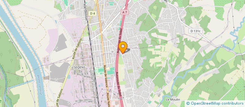 localisation de l'entreprise ABRIS EASYCOVER  SALAISE-SUR-SANNE