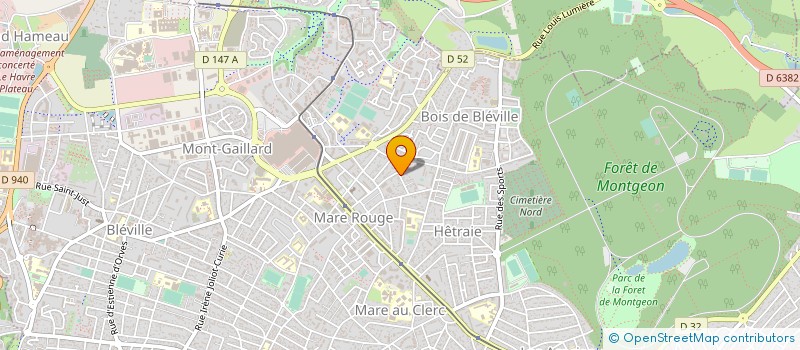 localisation de l'entreprise ABRIS ET TOITURES à LE HAVRE