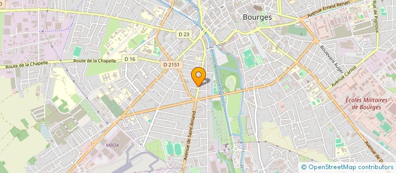 localisation de l'entreprise ABRIS T VOUS  BOURGES