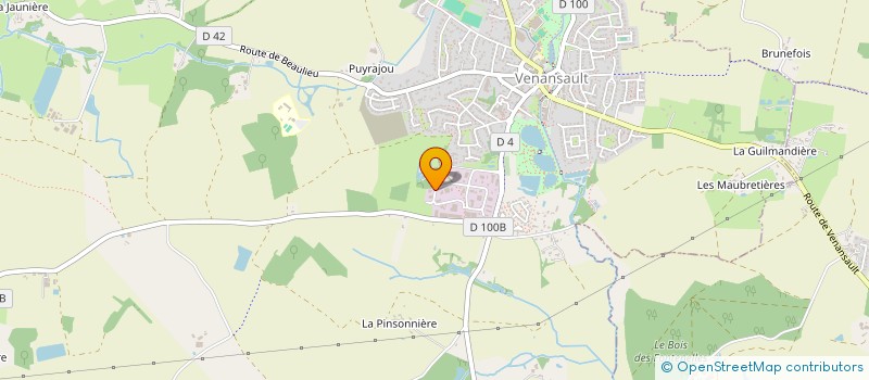 localisation de l'entreprise ABRISBOX  VENANSAULT