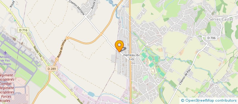 localisation de l'entreprise ABRISOLIDARITE ADMR 64  SERRES-CASTET