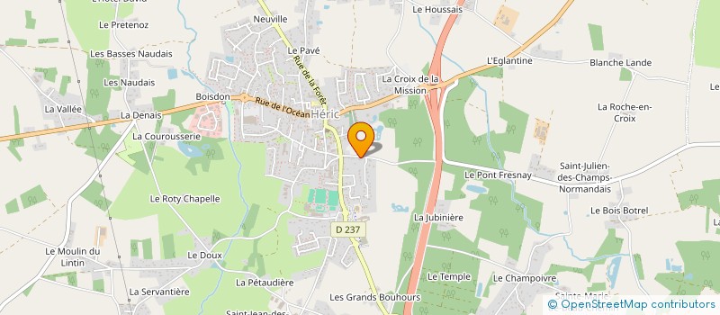 localisation de l'entreprise ABRITAL  HERIC