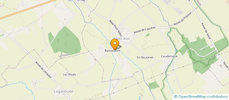 localisation de l'entreprise ABRITARN à SAINT-AVIT