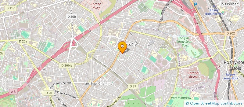 localisation de l'entreprise ABRITE TOIT à MONTREUIL