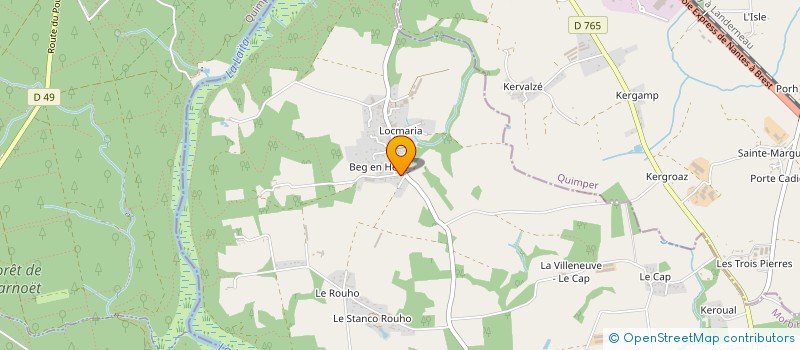 localisation de l'entreprise ABRITEO  GUIDEL