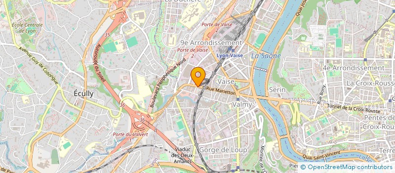 localisation de l'entreprise ABRITHERM à LYON