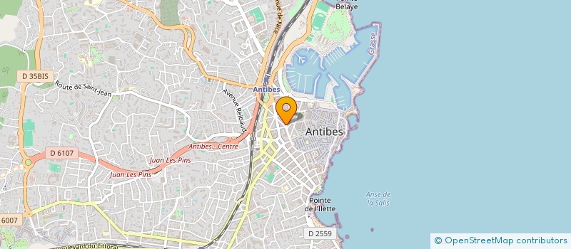 localisation de l'entreprise ABRIUM PATRIMOINE à ANTIBES