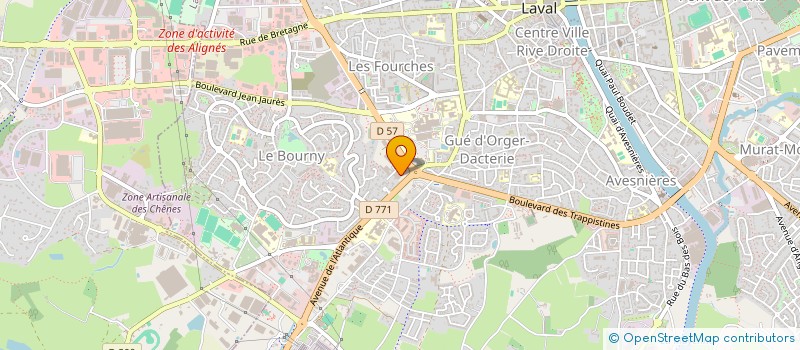 localisation de l'entreprise ABRIVERT à LAVAL