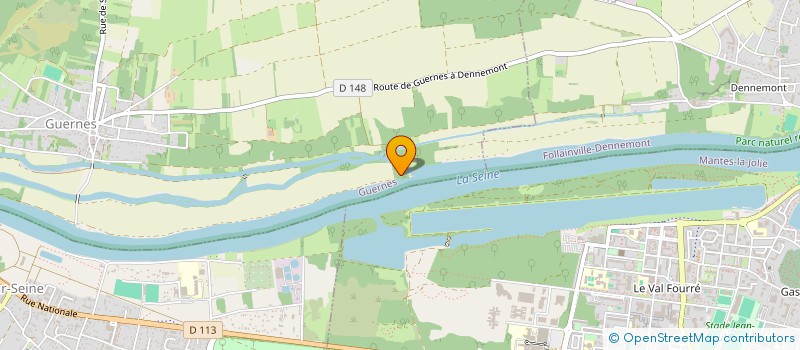 localisation de l'entreprise ABROISSIERE PLOMBERIE  GUERNES