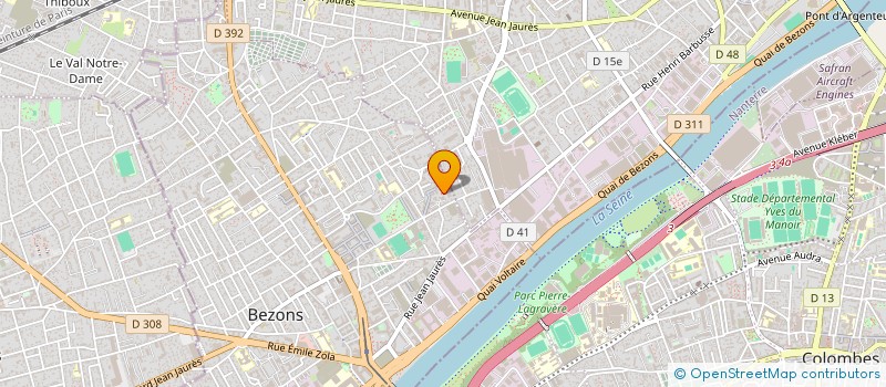 localisation de l'entreprise ABROUR à BEZONS
