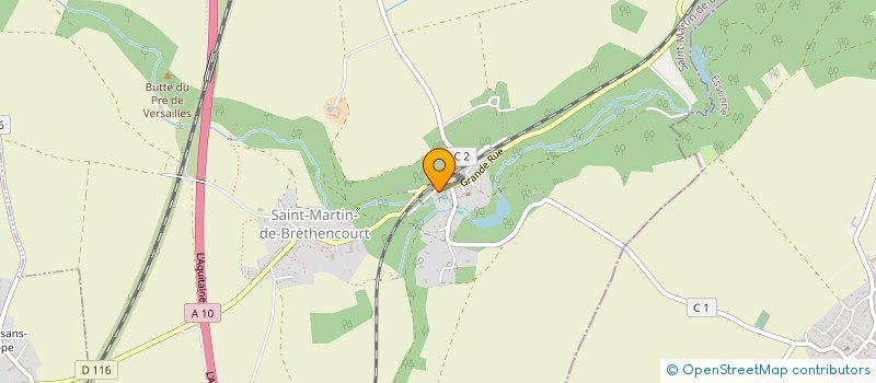 localisation de l'entreprise ABRS à SAINT-MARTIN-DE-BRETHENCOURT