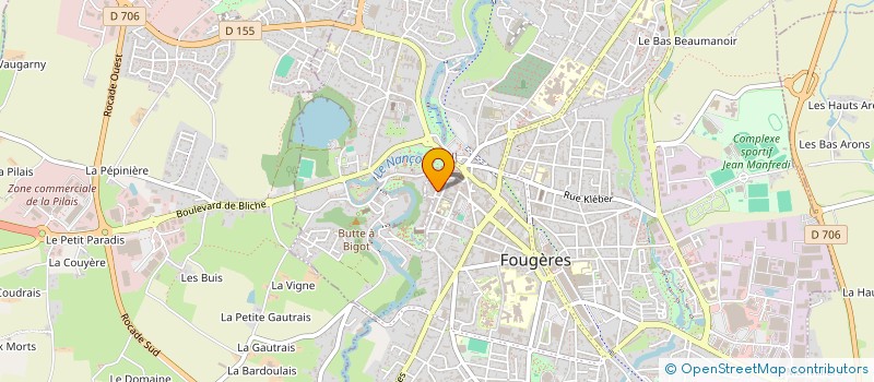 localisation de l'entreprise ABRUZZO à FOUGERES