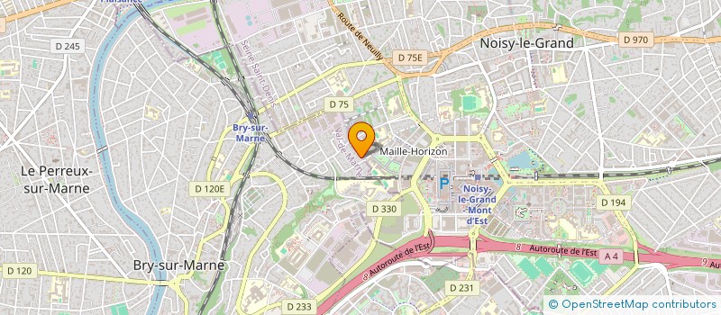 localisation de l'entreprise ABRY SOLID'R à BRY-SUR-MARNE