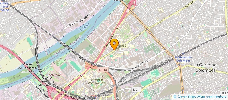 localisation de l'entreprise ABRYS  NANTERRE