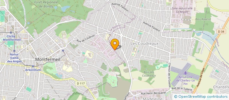 localisation de l'entreprise ABS+ à MONTFERMEIL