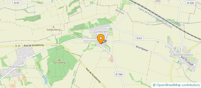 localisation de l'entreprise ABS  BERSTETT