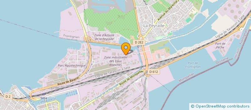 localisation de l'entreprise ABS 7 à SETE