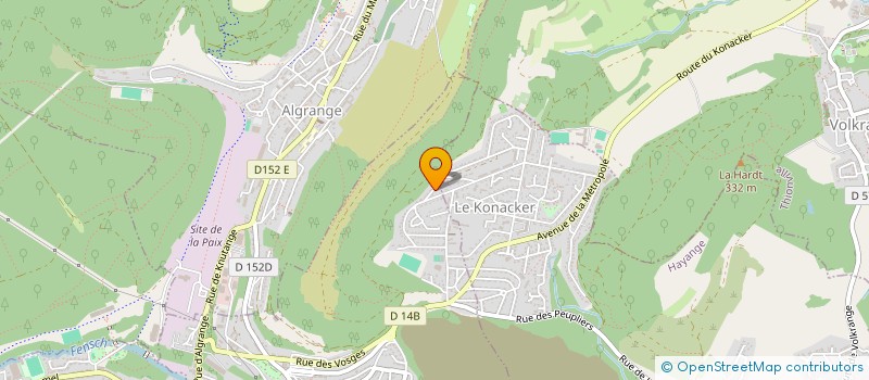 localisation de l'entreprise ABS  NILVANGE