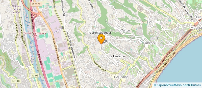 localisation de l'entreprise ABS 94 à NICE