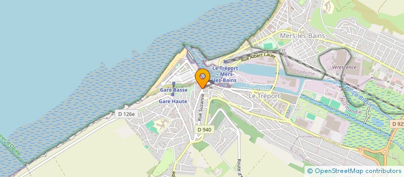 localisation de l'entreprise ABS  LE TREPORT