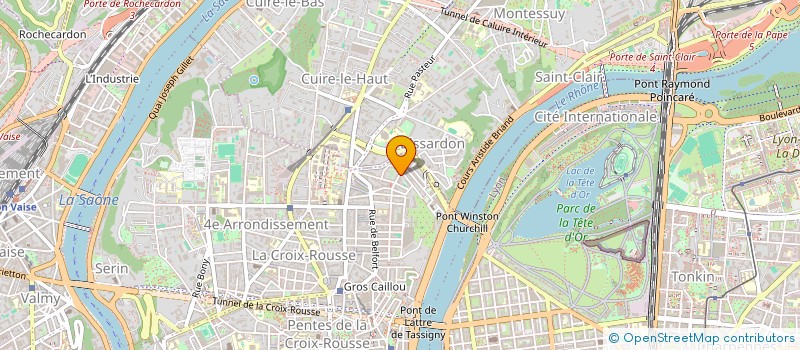 localisation de l'entreprise ABS  LYON