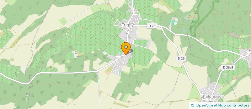 localisation de l'entreprise ABS (ASSISTANCE BATIMENT SERVICES )  TRIGNY