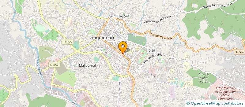 localisation de l'entreprise ABS ASSURCREDITS  DRAGUIGNAN