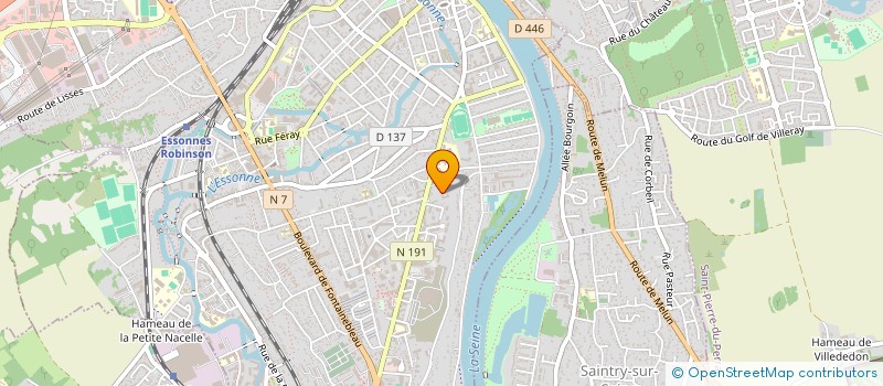 localisation de l'entreprise ABS AUTO à CORBEIL-ESSONNES