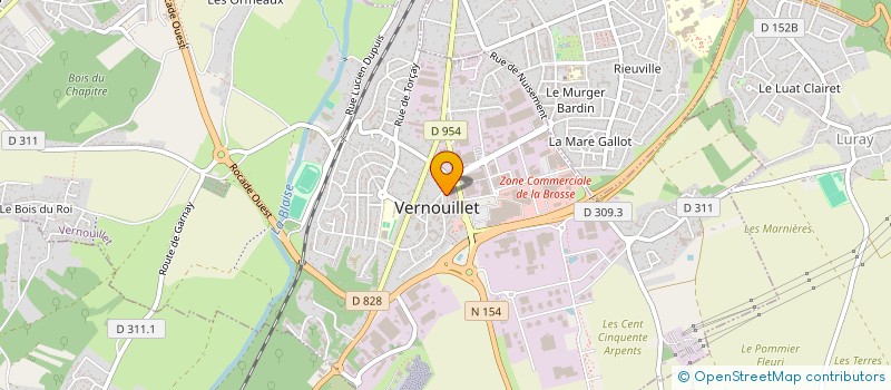 localisation de l'entreprise ABS AUTO à VERNOUILLET