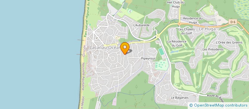 localisation de l'entreprise ABS CLEANTECH  LACANAU