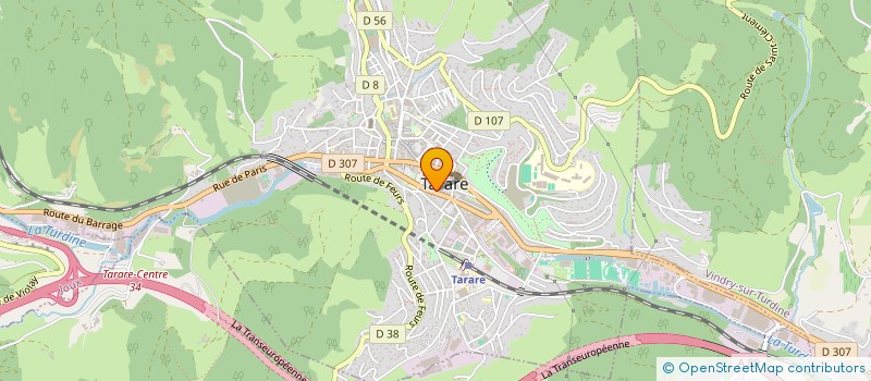 localisation de l'entreprise ABS CONCEPT  TARARE