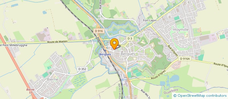 localisation de l'entreprise ABS CONSEIL  BERGUES